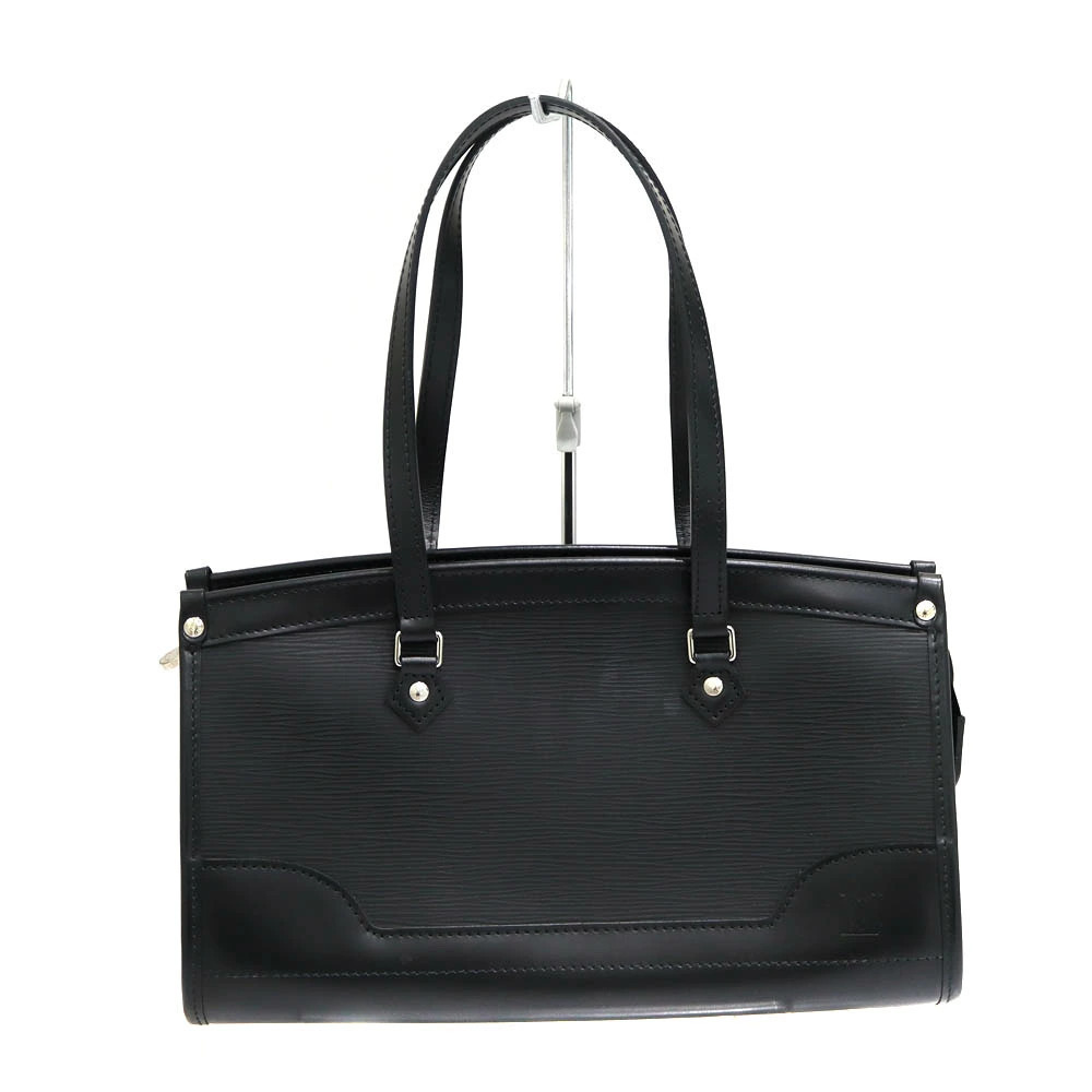 Louis Vuitton Madeleine Handbag Epi Leather Black
